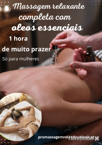 Massagem Relaxante e Sensual com Squirt