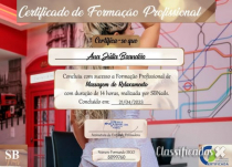 Massagista profissional, com certificado venha e comprove