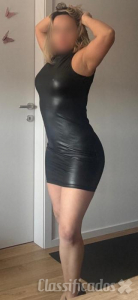 Te recebo com o vestido de látex, APP. Refrigerado.