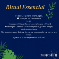 Massagens e depilação masculina.