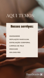 Massagens e laser