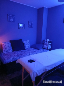 Massagem relaxante e terapêutica-finalização opcional