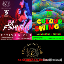 Festas em clube swing( sexta casal grátis)