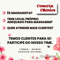TEMOS CLIENTES PARA SI | VAGAS LIMITADAS