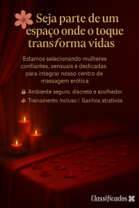 Precisa se colaboradoras/ massag bons ganhos,local tranquilo